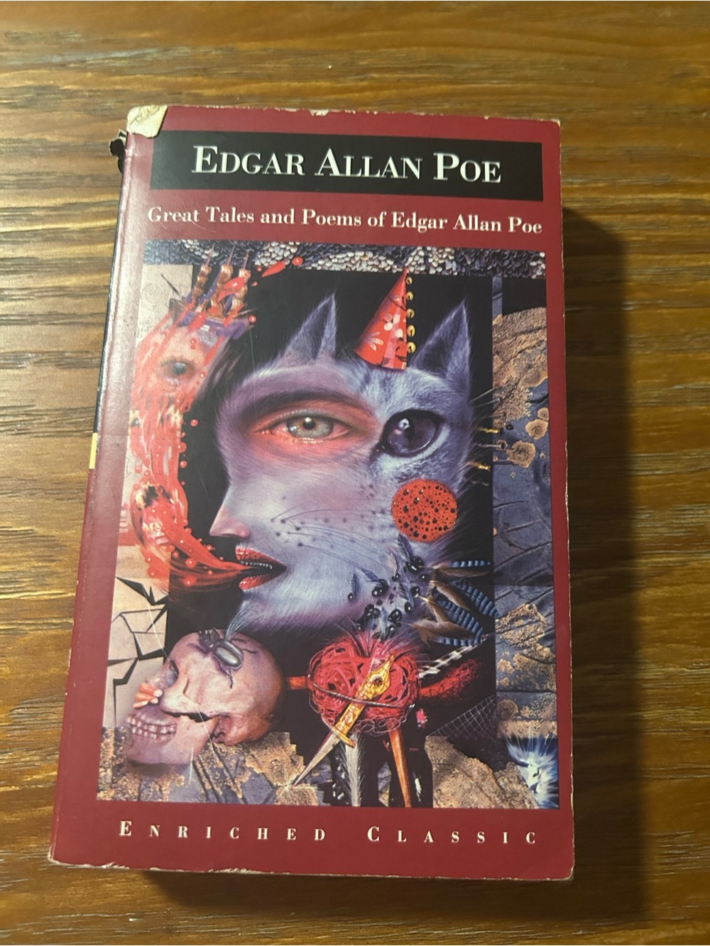 Edgar Allen Poe Great Tales and Poems - Red Cover
